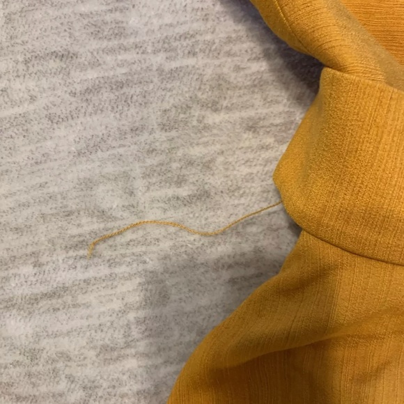 C/Meo Collective Mustard Yellow Confirmative Halter Dress Belted Hi Low Midi S - Picture 8 of 11